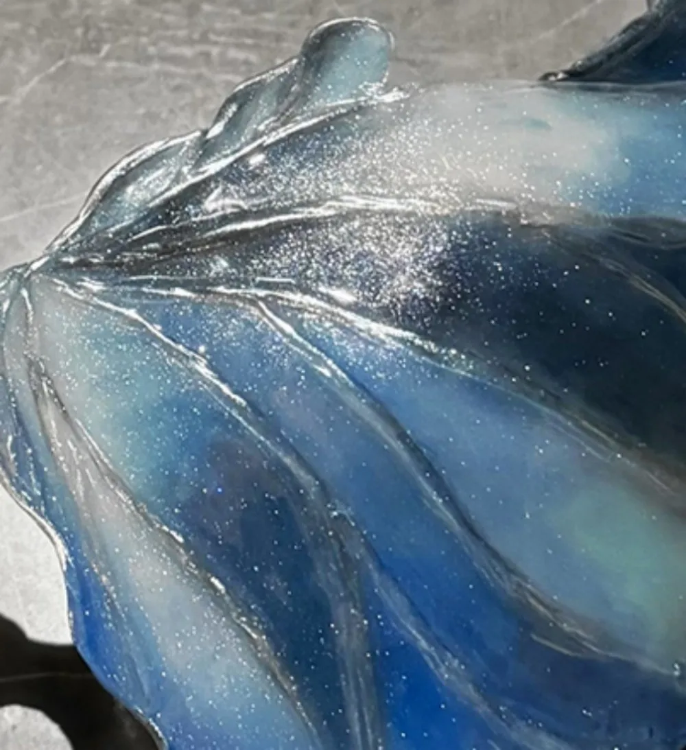 Fée papillon Bikini sirène cristal résine + Silicone soutien-gorge pur fait à la main personnalisable Cosplay Anime vêtements été maillot de bain