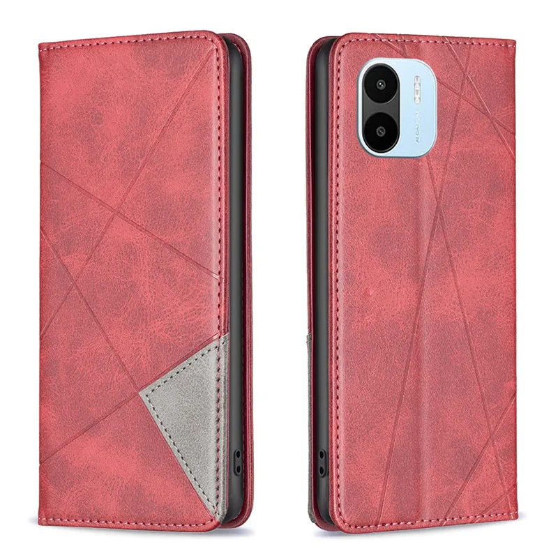 For Redmi A2+ Fundas Leather Phone Wallet Case For Xiaomi A2 Redmi A2 Plus RedmiA2 A2Plus Cover Magnetic Flip Cases Couqe