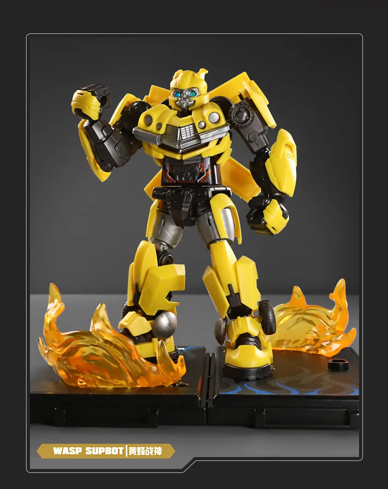 Transformacja Op Commander Bee Mirage Scourge Zestaw do Składania z Lampą Figurka Akcji Filmowa Lalka Zabawka