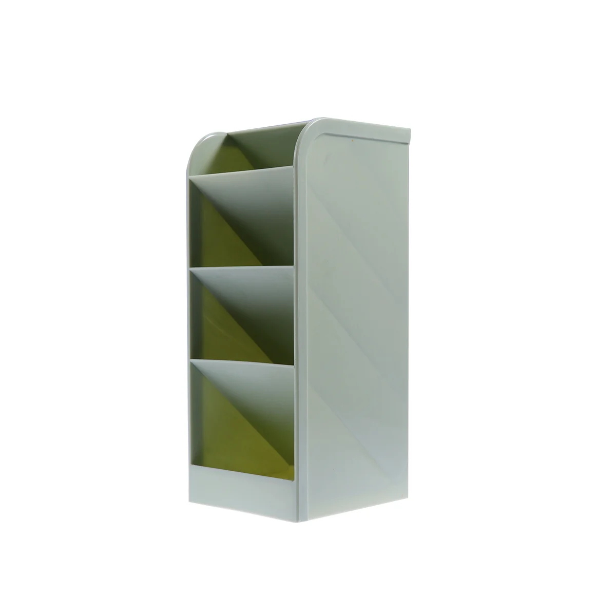 Porte-stylo alertes onal pour bureau, boîte de rangement de bureau, baril d'acquérage de bureau, porte-pinceaux de maquillage T1, grand vert