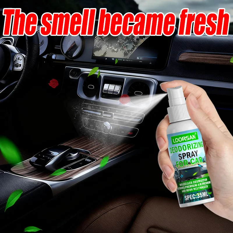 สเปรย์ดับกลิ่นในรถยนต์ LOORSAN - Odor Eliminator Car บทวิจารณ์และราคา