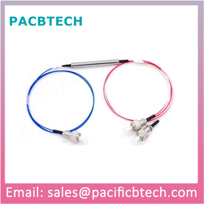 1x2 1:2 Single Mode Mini Polarization Maintenance PM FBT Micro Fiber Optic Splitter