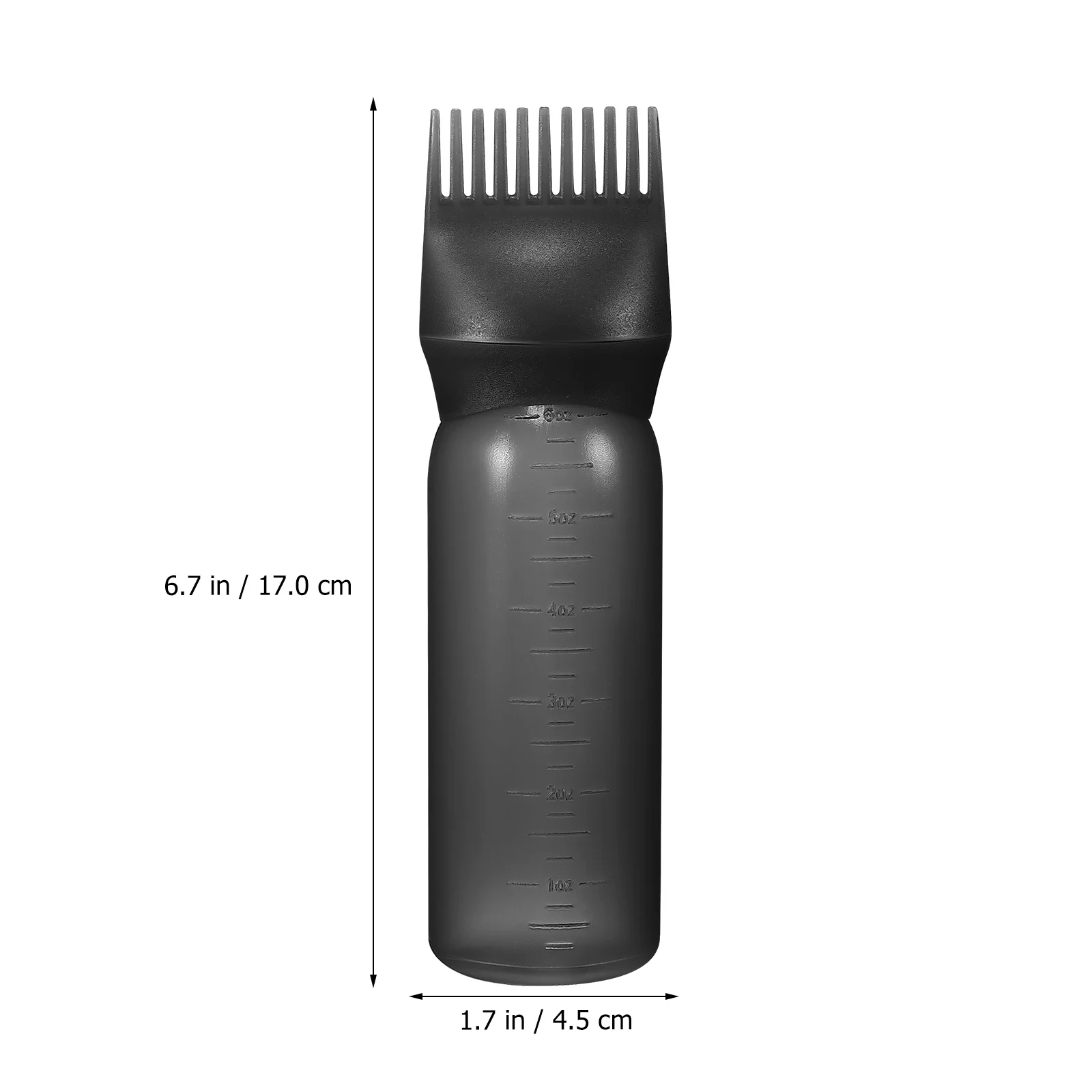 2 Pcs Root Comb Applicator Bottle Hair Oil Dye Oiling Coloring Bottles Salon Travel