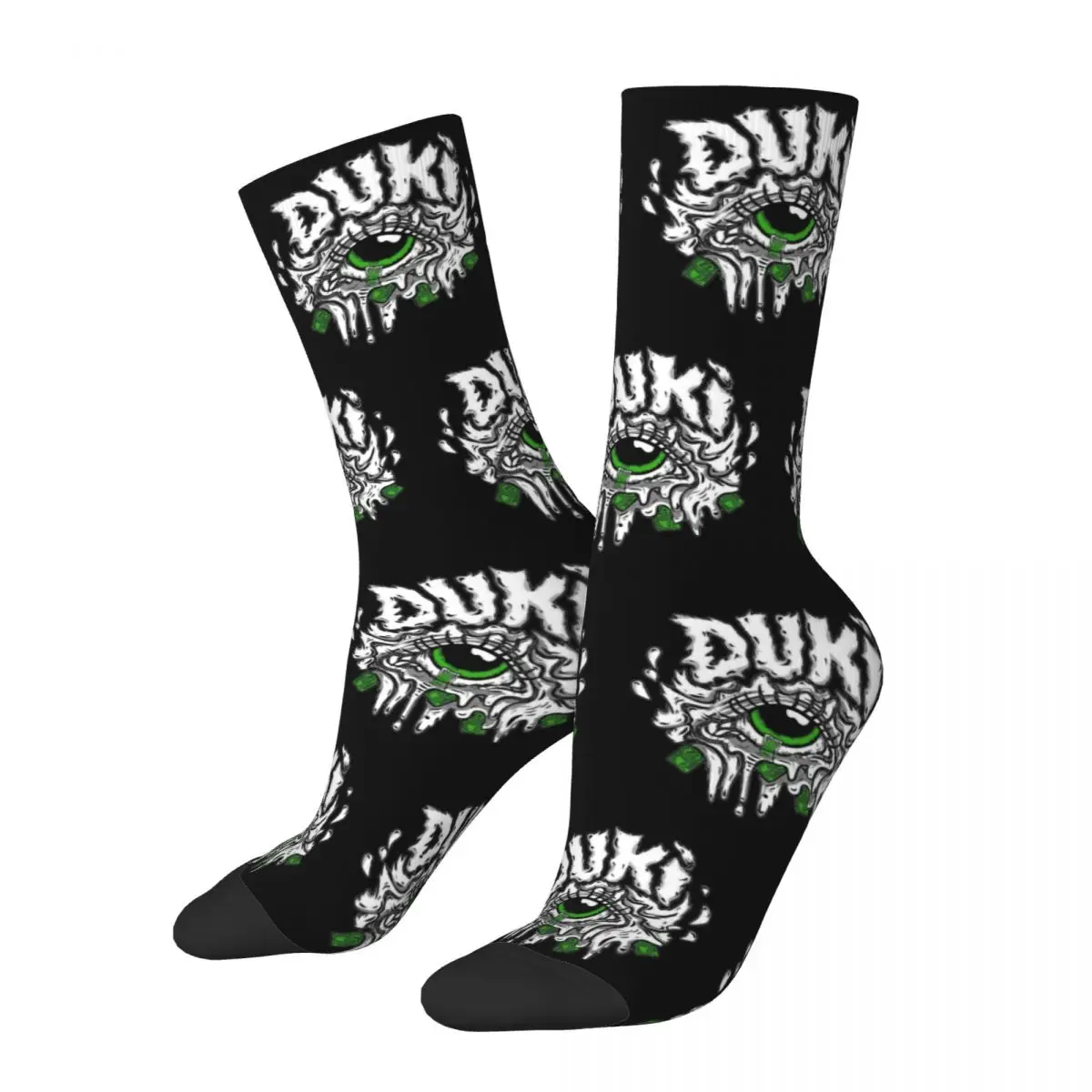 Crazy Design Women Men DUKI Rapper Hip Hop Music Tour Design Socks Merchandise Sports Socks Warm Best Gifts