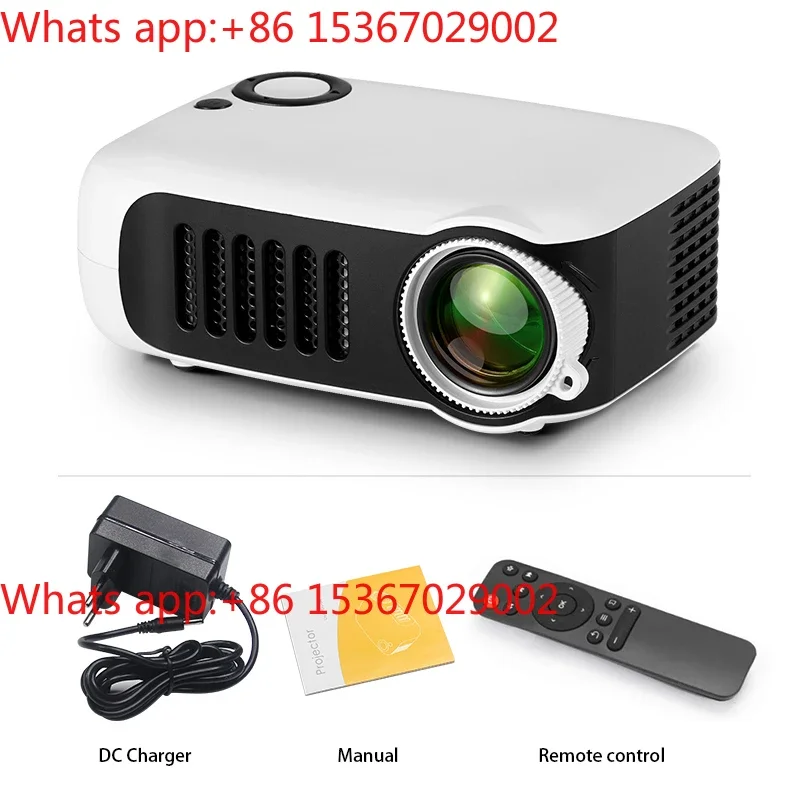 Support 1080P Full HD Movie Play A2000 Portable Projector LED Home Theater Projector Mini Cinema Smart TV Beamer