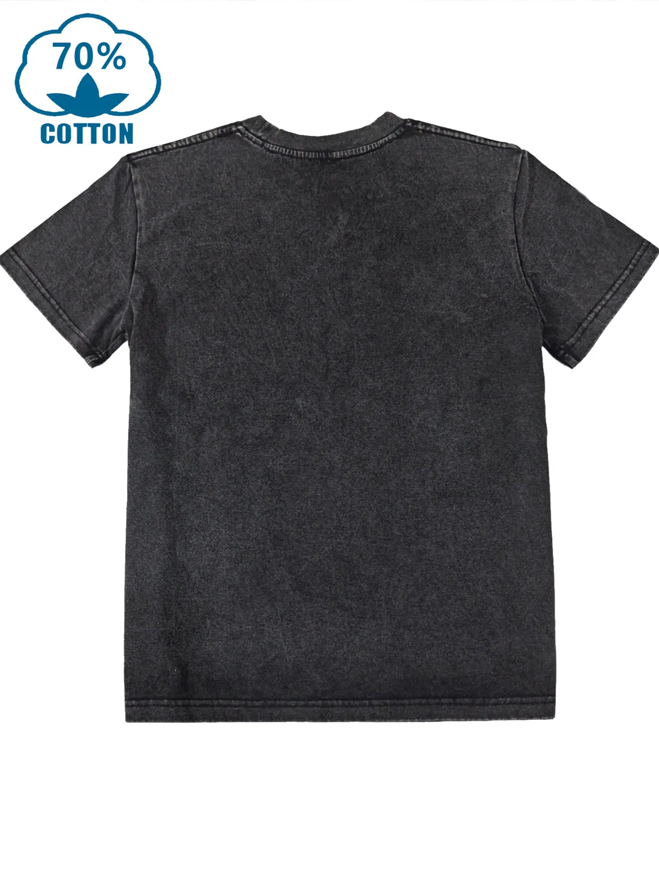 Camisas vintage lavadas com padrão ROCK para mulheres Camisetas gráficas Y2k Top Shirts Roupas de moda unissex