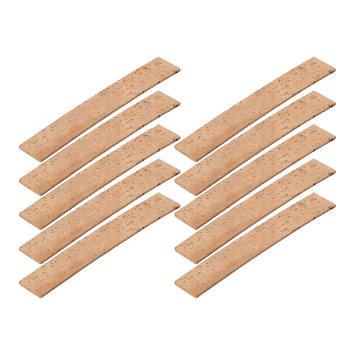 A03V 10 шт. пробковый лист для кларнета, аксессуары для ремонта саксофона, запасной комплект, сменный комплект, 9,1X1,3X0,2 см