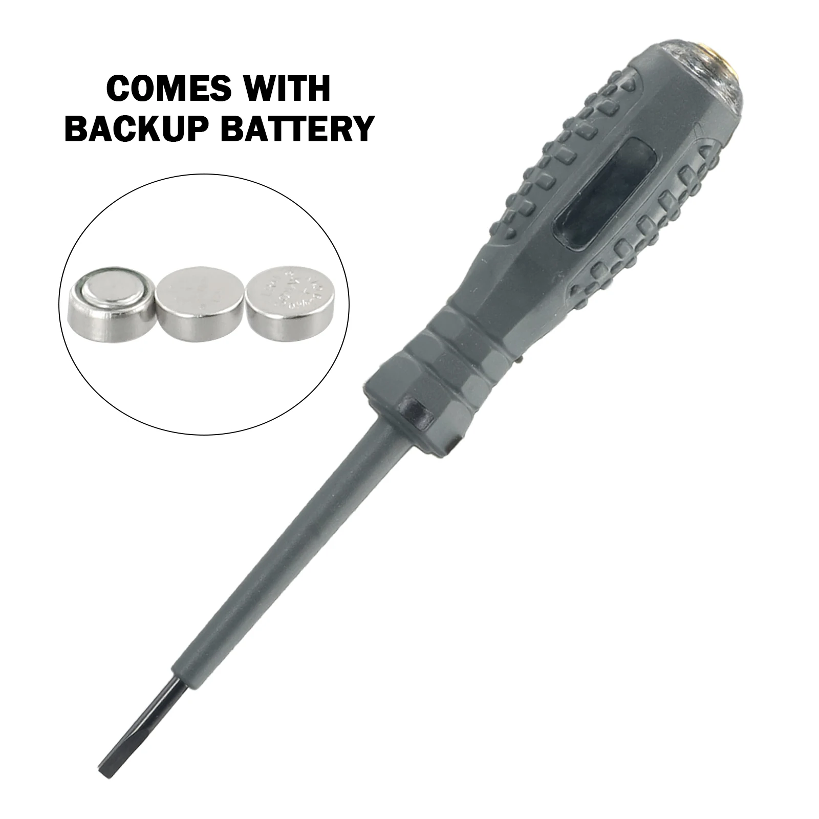 1ชิ้นปากกาไขควงไฟฟ้าสองสีพร้อมแบตเตอรี่สำรอง3ชิ้นอุปกรณ์วัดไฟฟ้าแบบไม่สัมผัส