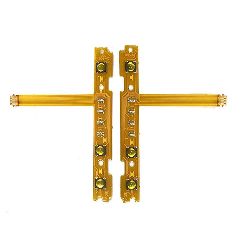 DT98 Replacement LR Slide Rail with SL SR Flex Cable for Switch for Joy-Con Controller, Left Right Slider