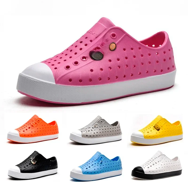 Kids Shoes Boys Shoes Summer Children Cave Shoe EVA Lightweight Slip-On Boys Girls Unisex Kids Sports Sandals Beach Shoe