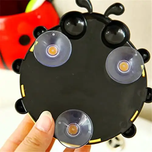 1/2PCS Bathroom Cartoon Toothbrush Holder Cartoon Animal Ladybug Insect Toothpaste Wall Suction Holder Rack Bathroom Organizer