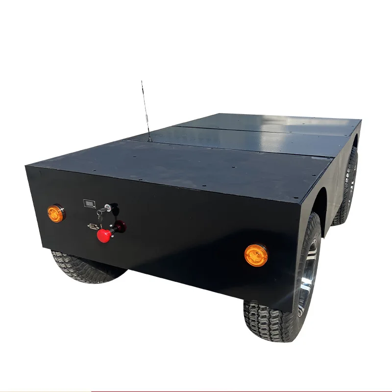 mobile charging vehicle chassis intelligent remote control wired steering brake automatically follows the electric vehicle