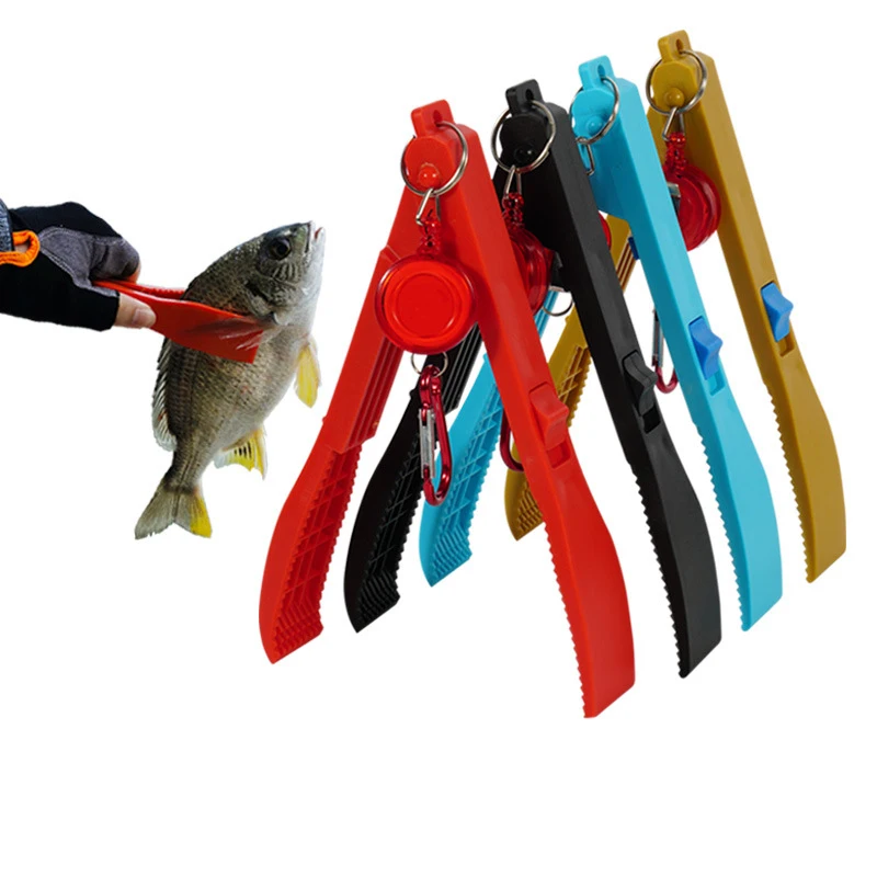 Multifunctional Fishing Hook Holder Hand Control Tool with A Locking Switch on The Clamping Device and Grasping Device