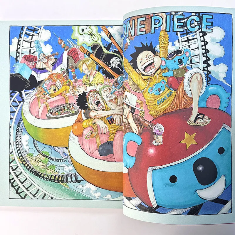 One Piece Illustration Book Color Walk 9 Tiger Official Anime Art Collection Hardcover Manga Artwork Display For Adult Anime view 4