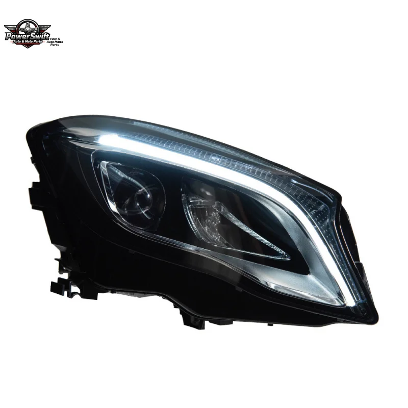 

Suitable for 15-19 Mercedes-Benz GLA Headlight Assembly Modification High-End Version Daytime Running Light Turn Signal LED Lens