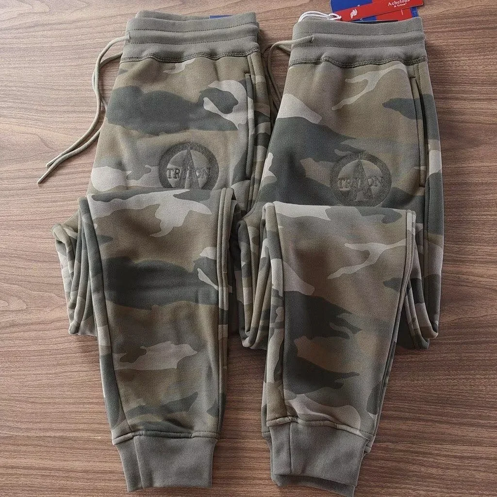 Autumn and Spring Fashion Trend Printed Cuffed Sweatpants Men's Casual Loose Comfortable Breathable Plus Size High Quality Pants