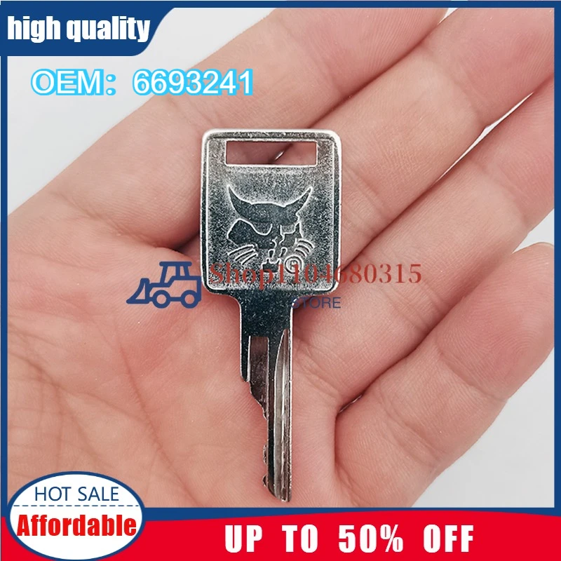 2PCS or 10PCS D250 Ignition Key For Bobcat SkidSteer Loaders and Mini Excavators 6693241