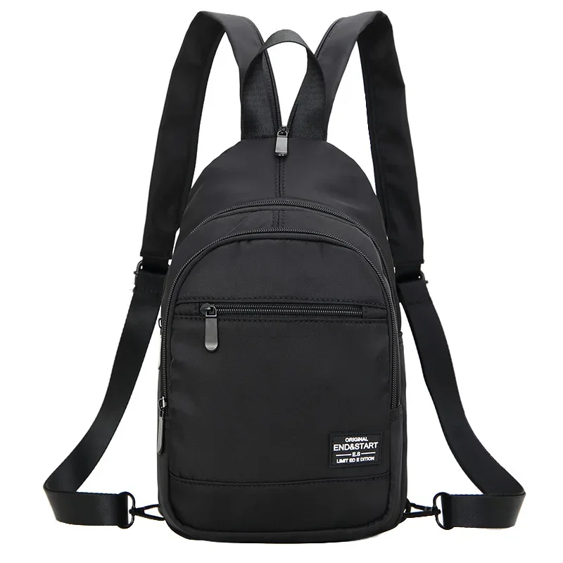 Mini Men\'s Backpack Fashion Small Black Shoulder School Bag for Man 2022 Canvas Designer Waterproof Travel Backpacks Cloth Male