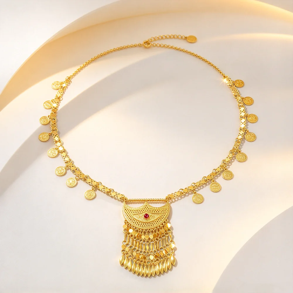 Long collier turc kurde en for - Ethnic Fashion Co In avis et prix