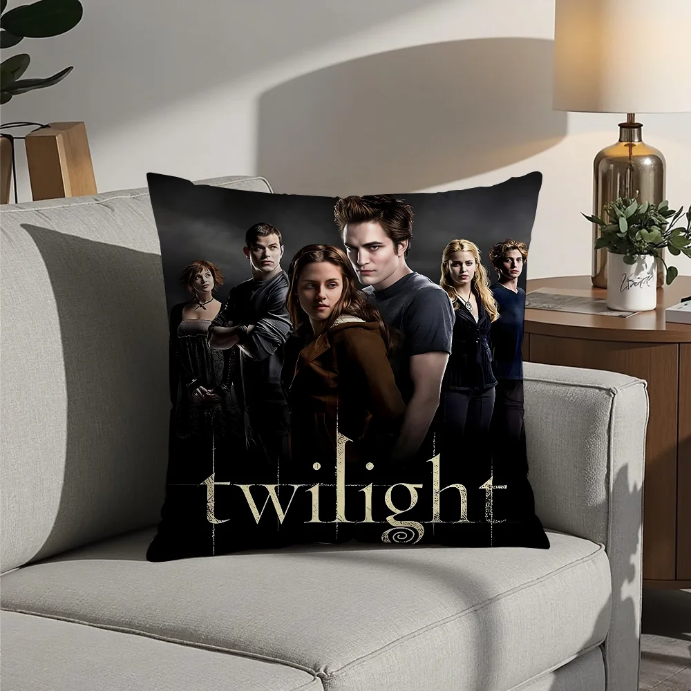 The T-Twilight S-Saga Pillow Case Plush Fabric Soft  Pillowcase Double Sided Print Cushion Cover Household Gifts