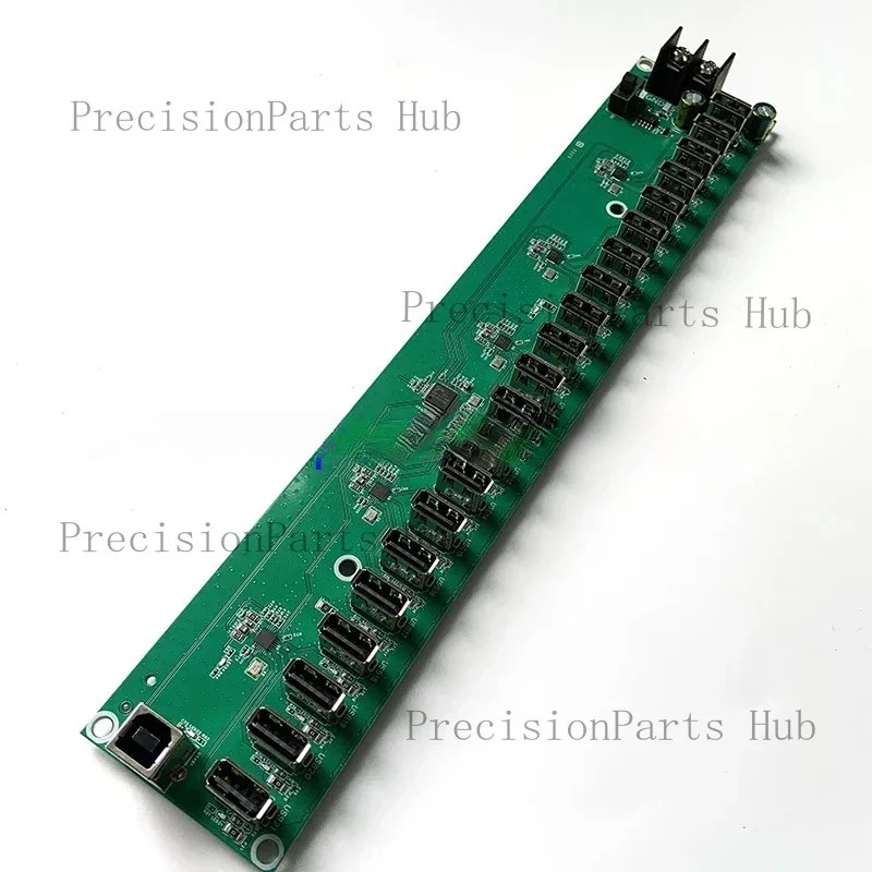21 Port (20+1 Port Spare) USB Hub PCBA Circuit Board