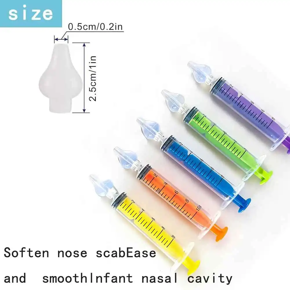 vvocci Lavado Jeringa 10ML/20ML Lavado Nasal Bebe Aspirador Nasal Para Bebe Baby Nasal Aspirator Syringe Baby Nose Cleaner