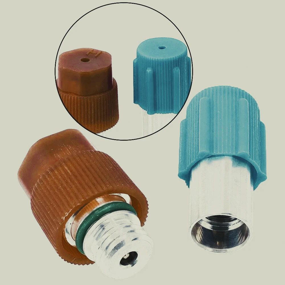 2PCS Air Conditioning Hd Nd Adapter Connections R134a For Ford Opel VW Seat Skoda Nd Adapter Und 357820795J 357820795H view 4