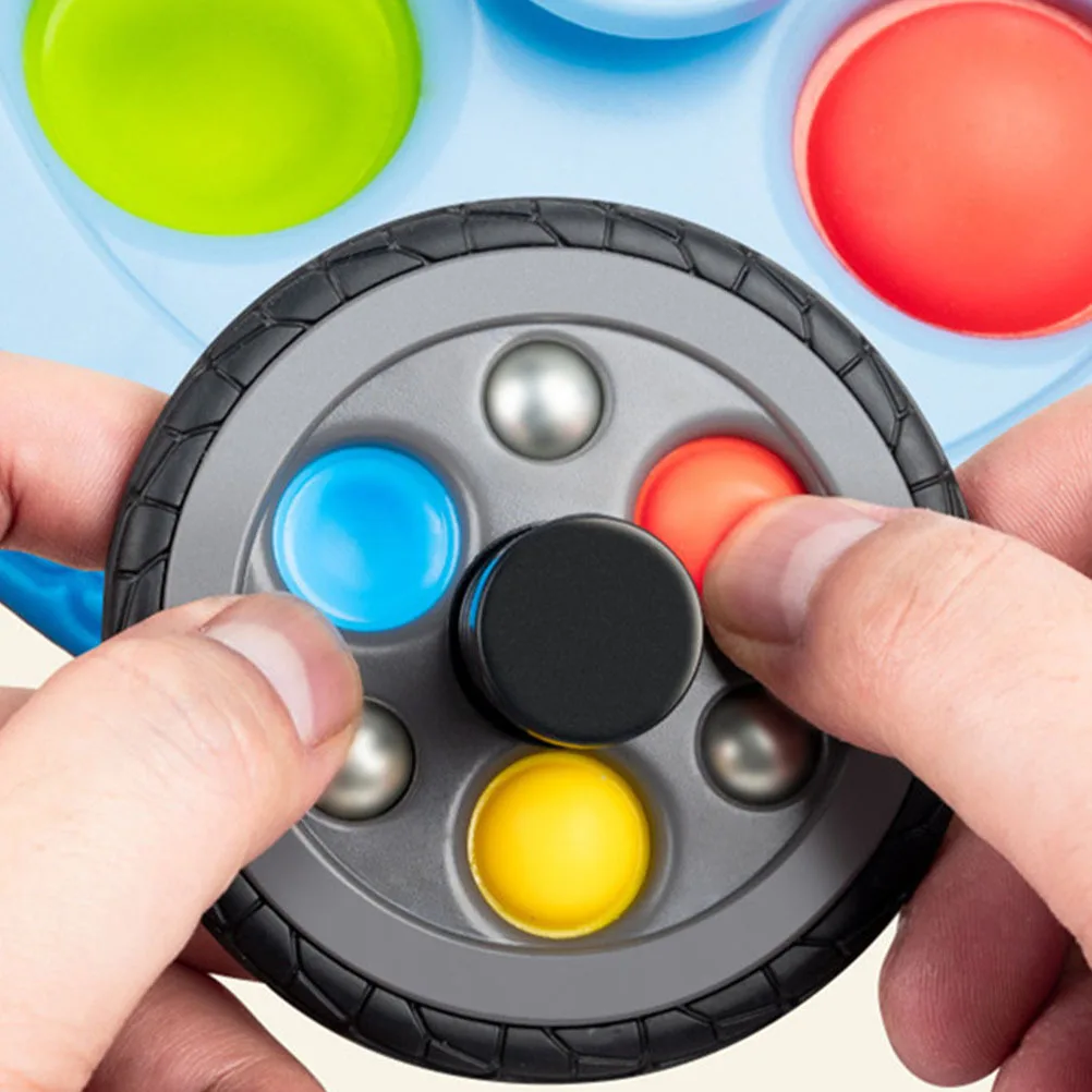 شكل الإطارات كذاب الدوران للأطفال التنسيق بين اليد والعين الدورية أعلى الأطفال اللعب التعليمية الإجهاد المعرفي