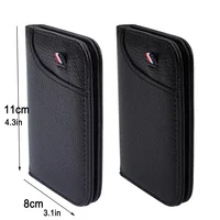 Portable Super Slim Soft Wallet PU Leather Mini Credit Card Wallet Purse Card Holders Men Wallet Thin Small Short Wallets 4