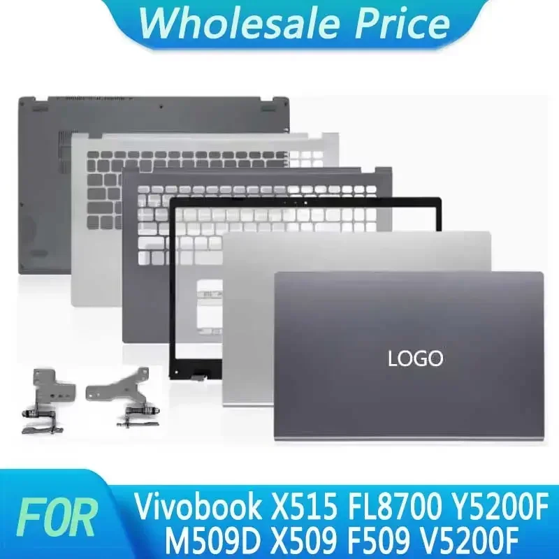 

New For ASUS Vivobook ASUS X509 FL8700 D590D M509D Y5100 Y5200F Laptop LCD Back Cover Front Bezel Palmrest Bottom Case Keyboard