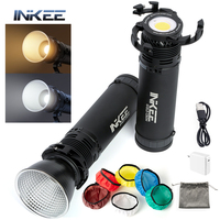 INKEE 60W GC60 Gold Crow 2700-6500K COB Portable Photography Fill Light Indoor Outdoor Shoot Video Light Photo Photographic Lamp