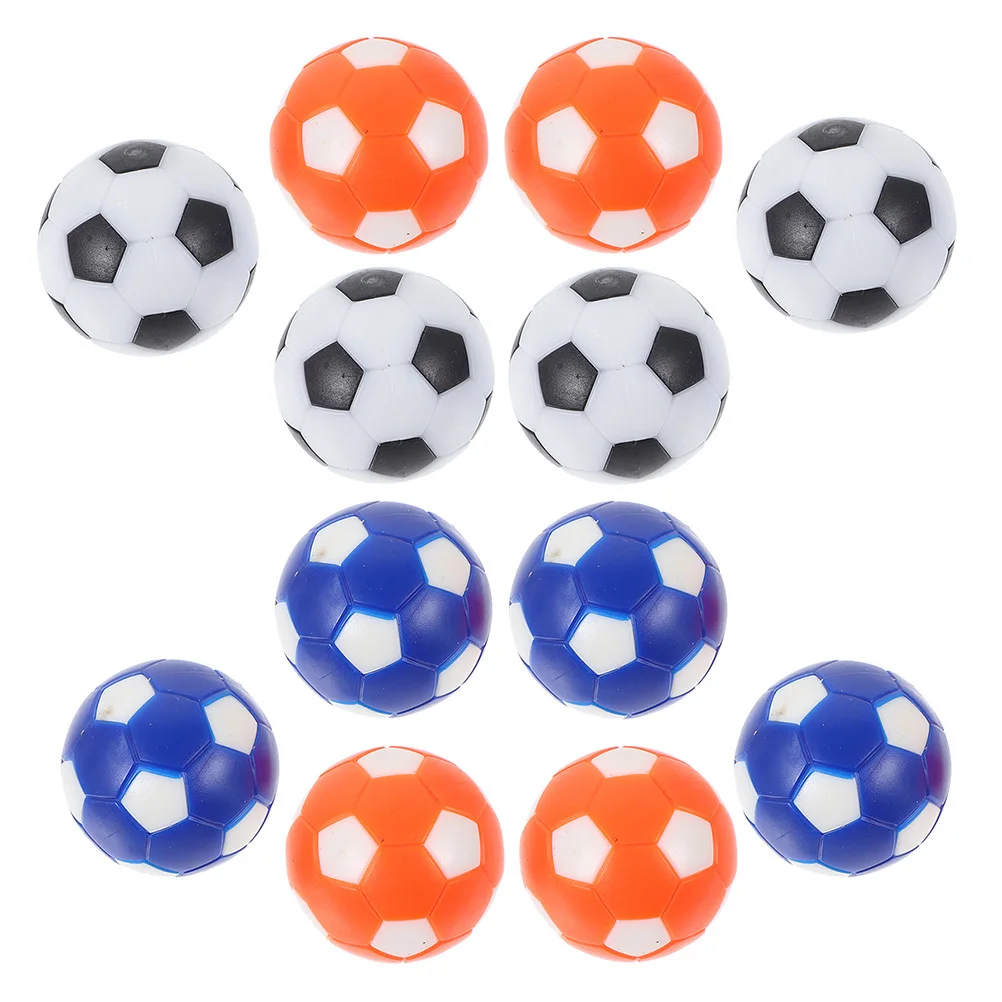 12 個のフーズボールテーブルボール耐久性のあるヒップミニサッカーボール標準テーブルサッカーアクセサリーの交換用フーズボールボール