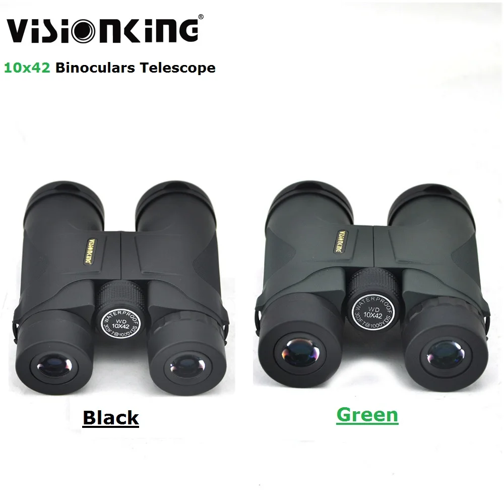 Imagem -02 - Visionking Long Range 10x42 Caça Camping Binóculos Bak4 Fmc Impermeável Poderoso Telescópio Prismaticos de Caza Binocular