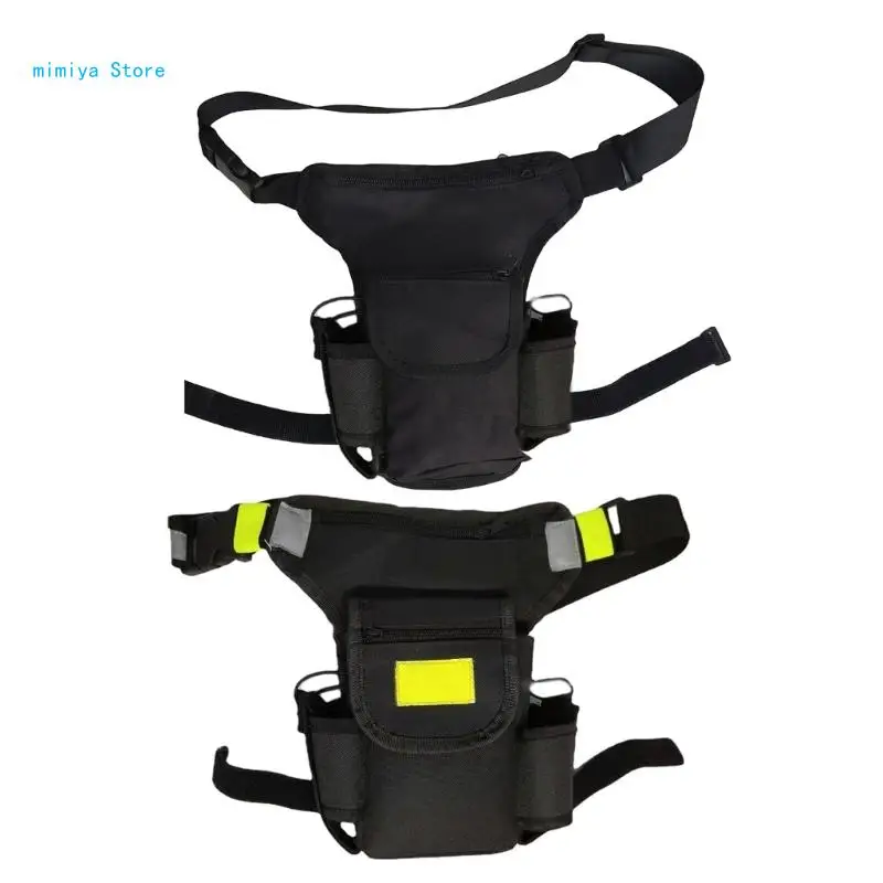 pipi Tactically Drop Leg Bag Oxford Cloth Two Way Radio Bag Adjustable Thigh