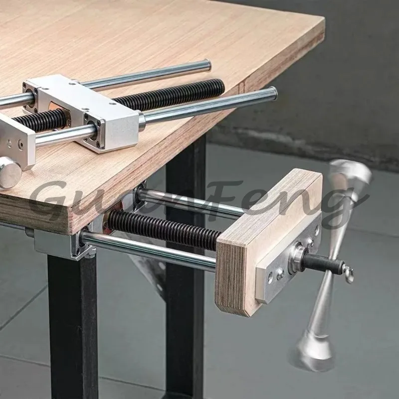 Desktop‑Mounted Inertia Bench Vise, Heavy‑Duty Precision Double‑Link Table Clamp Vice, DIY Woodworking Workbench Clamping‑Tool