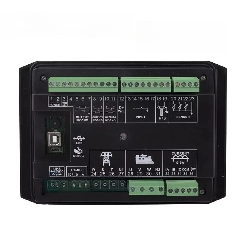 DC40D DC42D DC40DR DC42DR MK4 Diesel Generator Control Module LCD Display Genset Parameter Monitoring Controller Panel