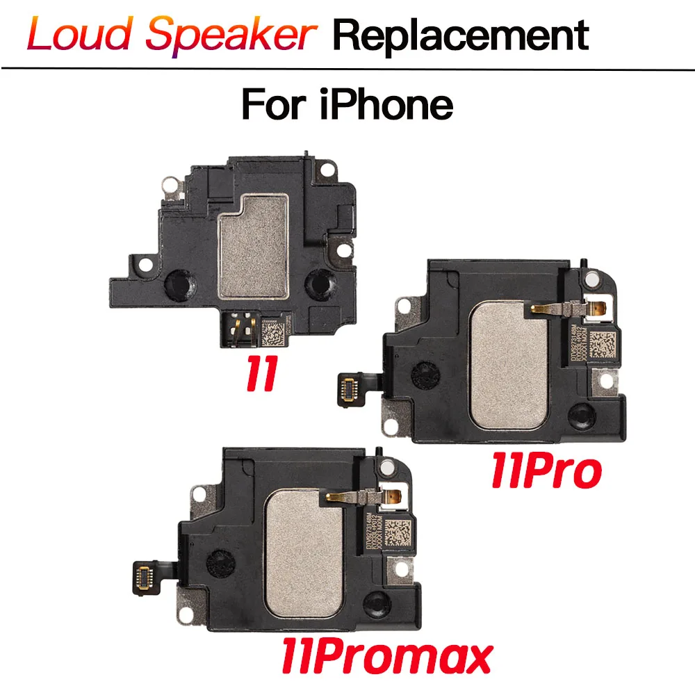 Loud Speaker Replacement Compatible for iPhone 11 / Pro / Max Bottom Ringer Sound Buzzer