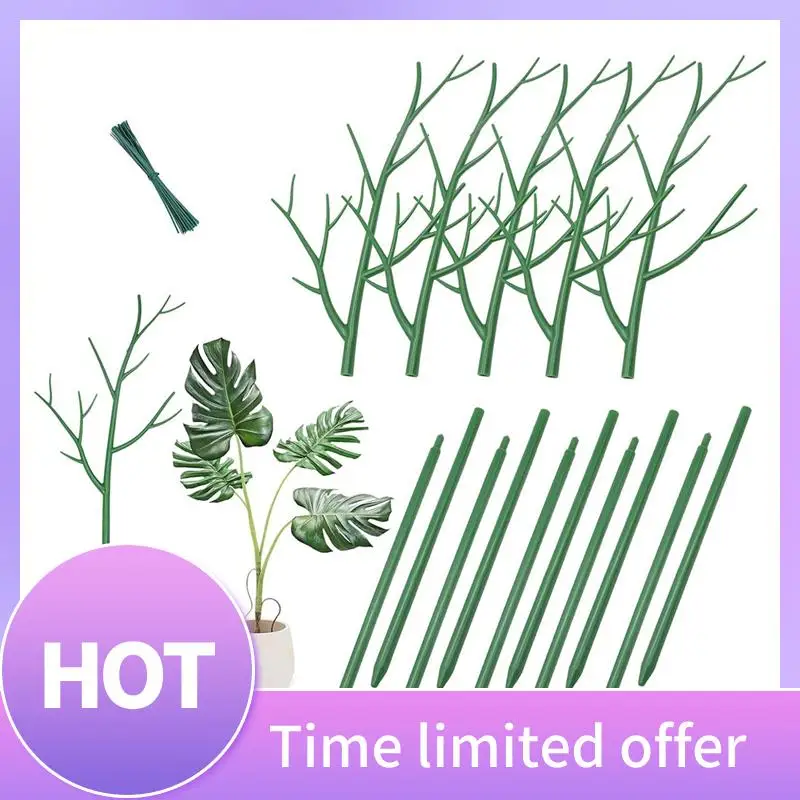 

B69C Plant Garden Support Stakes Plant Support Tall Plastic Plant Sticks For Tomato Tree,Branches Support