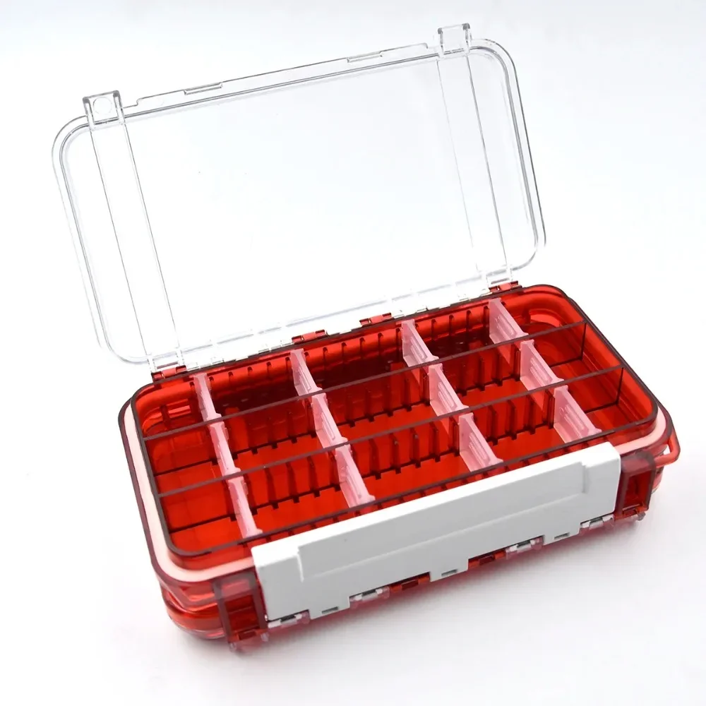 Waterproof Fishing Tackle Box Double-Sided Bait Lure Fish Hook Hook Up  Accessories Fishing Box Storage Box Carp Fly Fishing