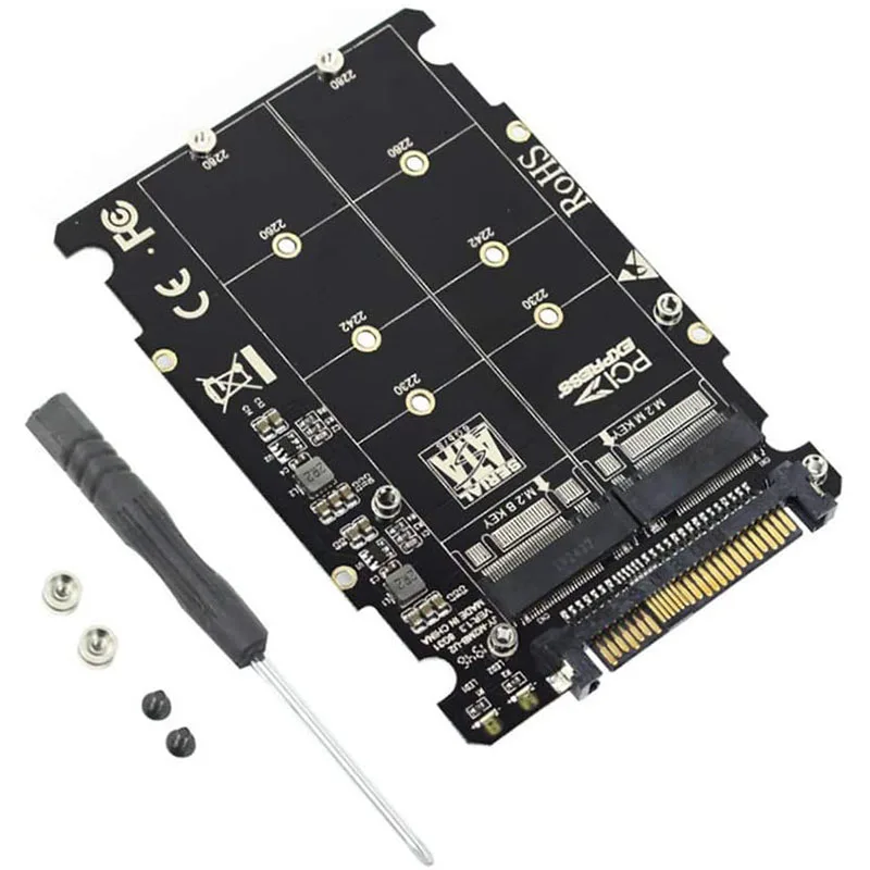 �y�Z�[�����z2-in-1 M.2 NVMe SATA SSD - U.2 SFF-8639�A�_�v�^�[�R���o�[�^�[�A�f�X�N�g�b�v�R���s���[�^�[SSD�g���pPCIe M.2 Key M/B - U.2�J�[�h