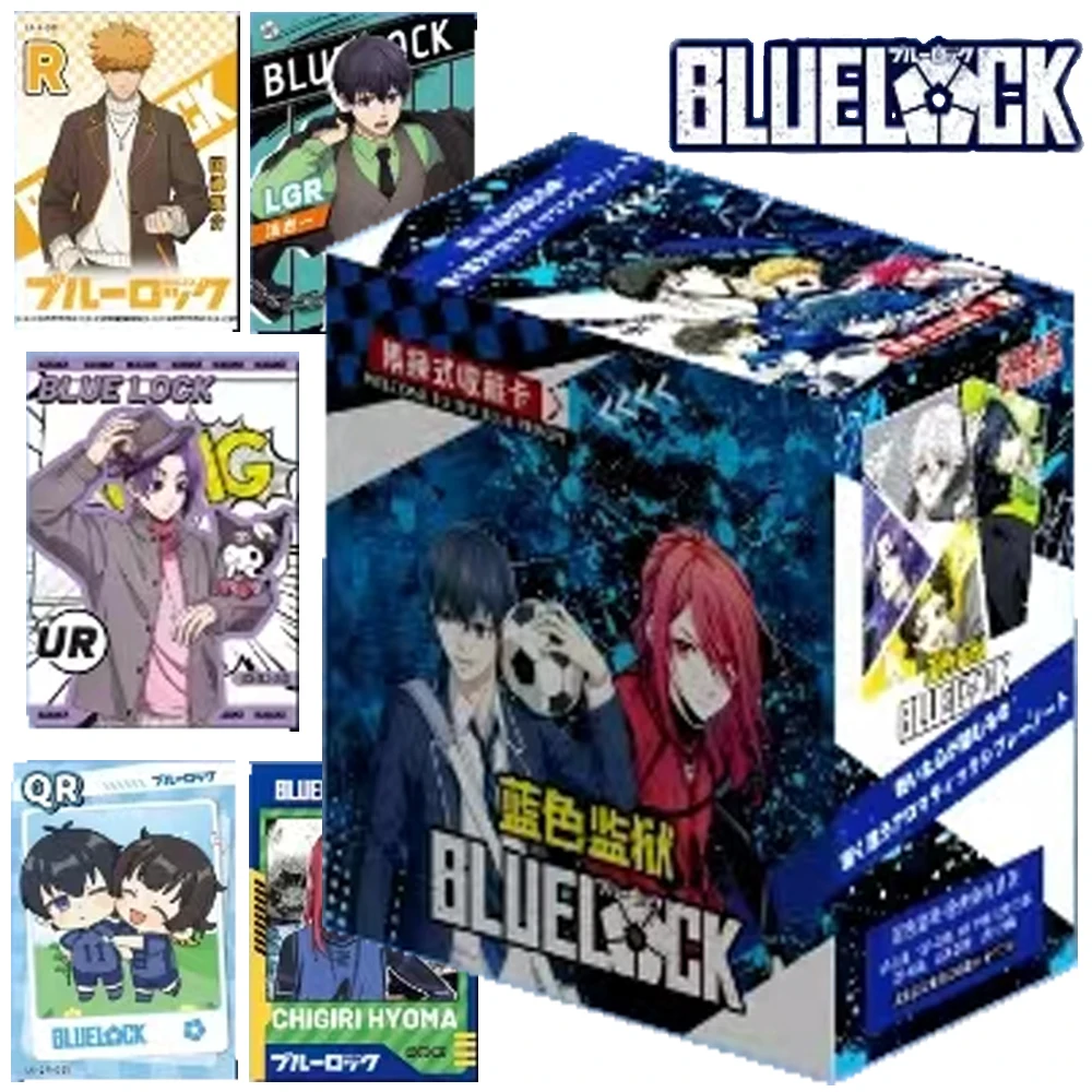 BLUE LOCK Collection Card For Children Itoshi Sae Chigiri Hyoma High Energy Football Anime Limited Game Card Family Table Toys