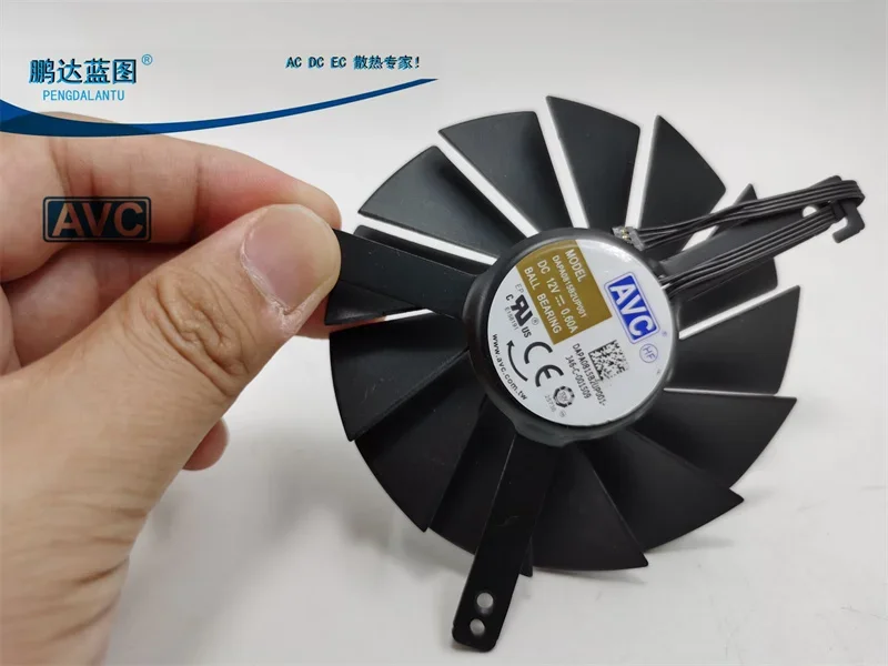 Nvidia Rtx2080ti Office Version Cooling Dapa0815b2up001 004 12V Graphics Card PWM Fan