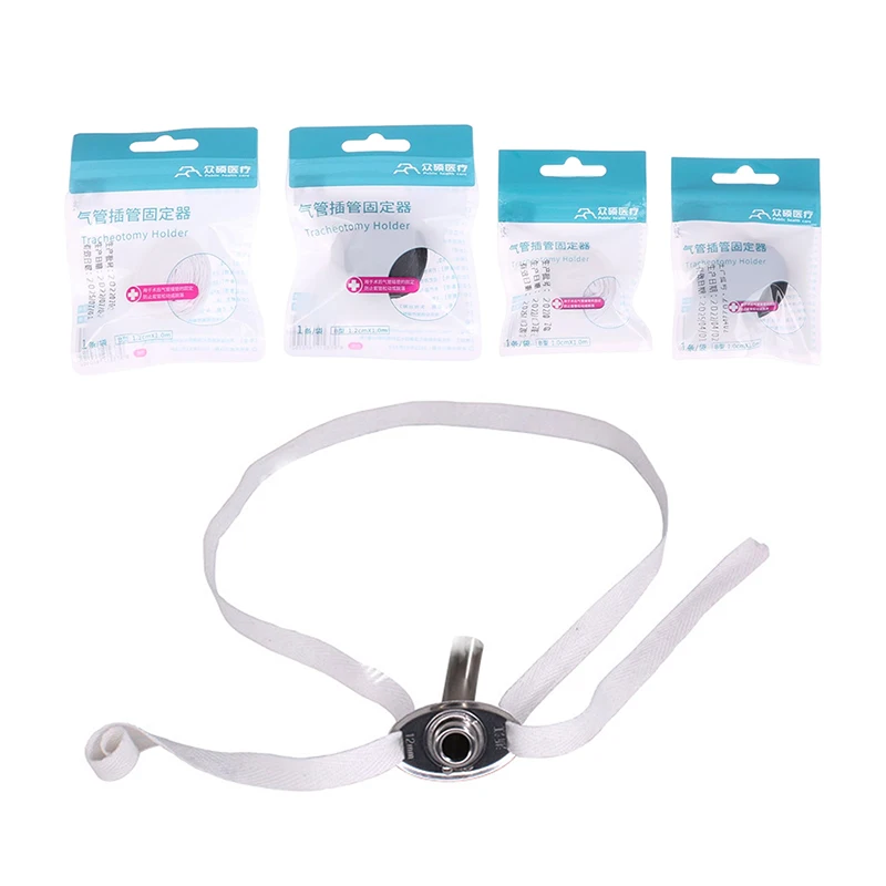 10mm 12mm 15mm Medical Comfortable Tracheal Fixation Tracheotomy Tube Strap Belt Tracheostomy Tube Fixation Strap