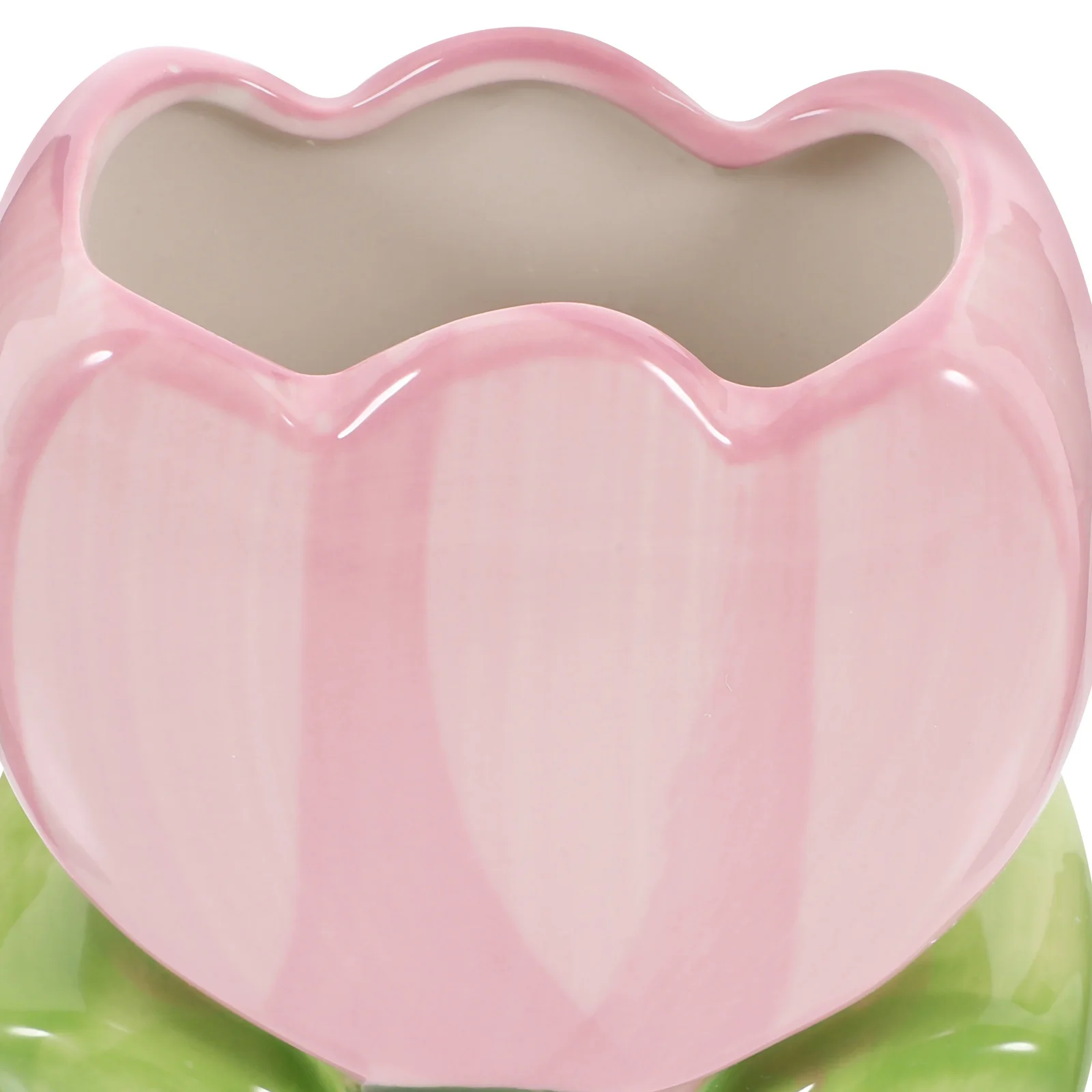 

Large Capacity Ceramic Tulip Pen Cup Makeup Brush Organizer Desk Organizer Stationery Storage Holder Office Supplies Vanity