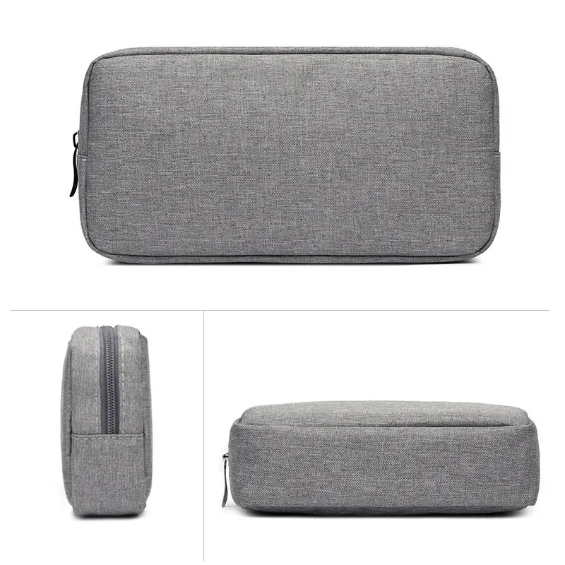 Travel Digital Accessories Organizer Case for Headphones Charger Mouse Portable Zipper Accessories USB Data Cable Storage Bag