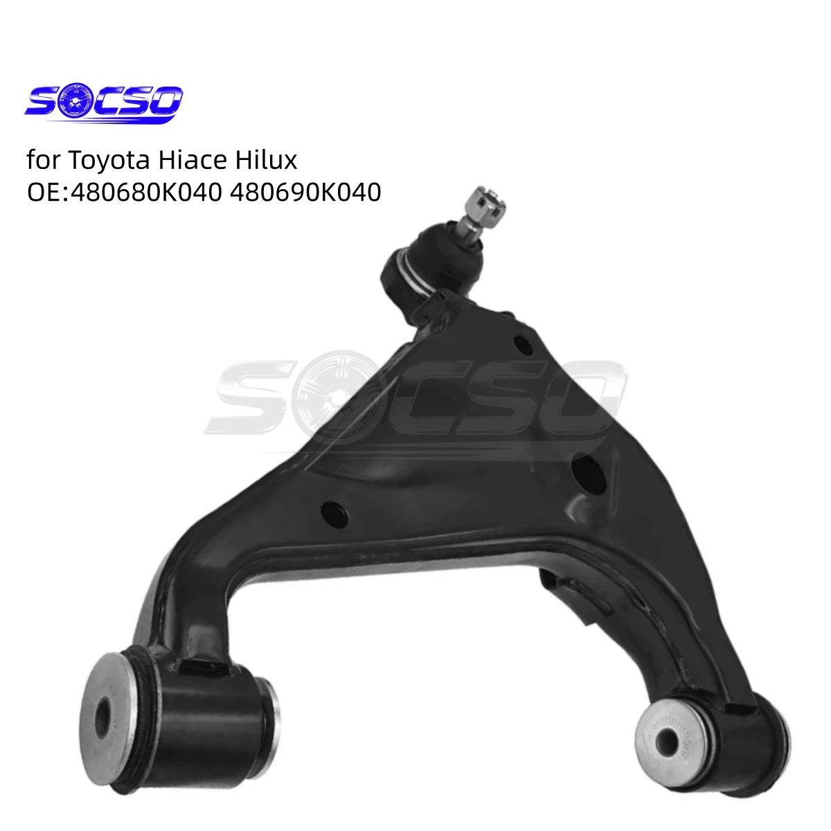 

Lower Front Left or Right Control Arm for Toyota Land Cruiser Prado Hiace Hilux 480680K040 480690K040 480680K050 480690K050