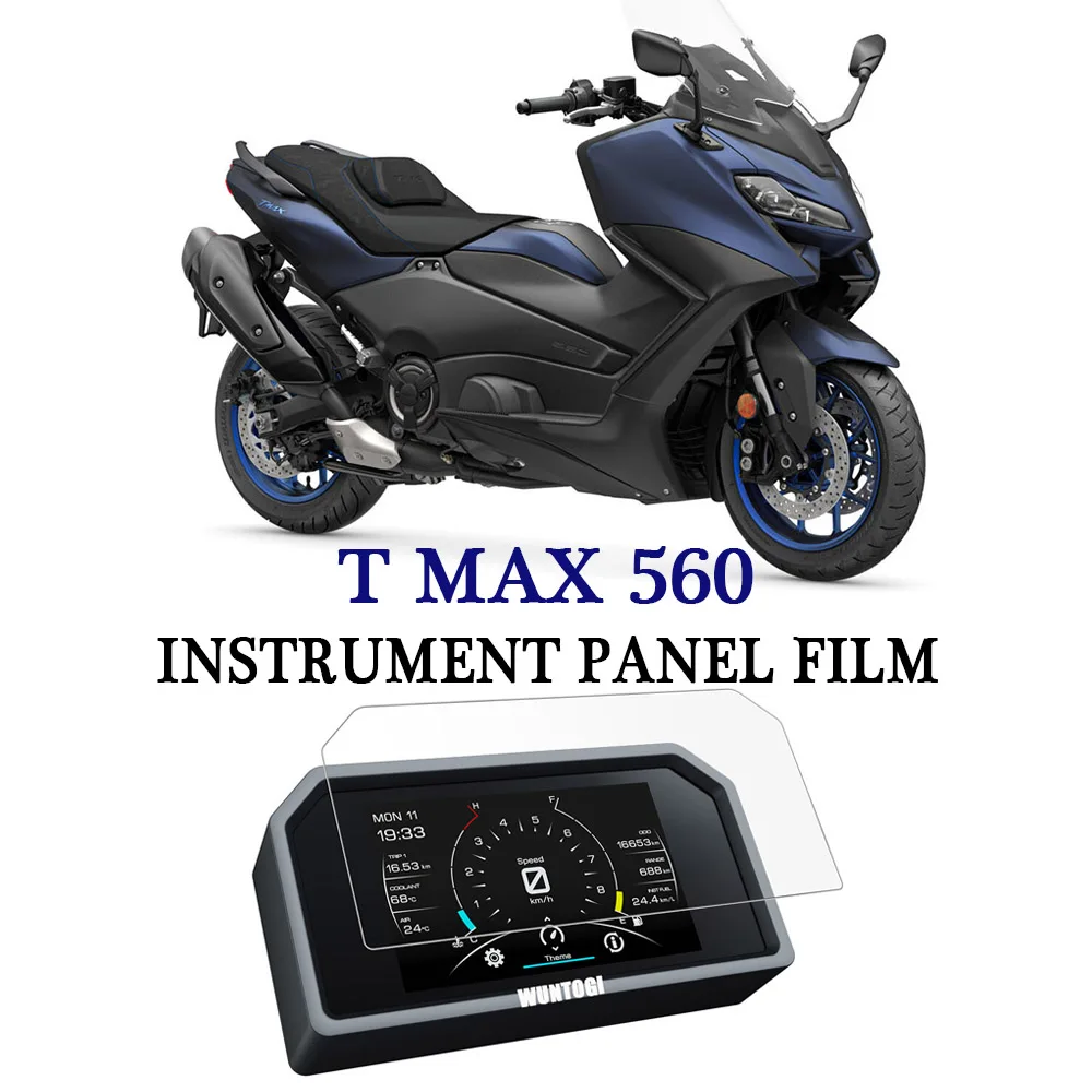 

T MAX 560 Accessories Dashboard Screen Protector For YAMAHA T- MAX 560 2022 TFT LCD Dashboard Film Anti-scratch Protective Film