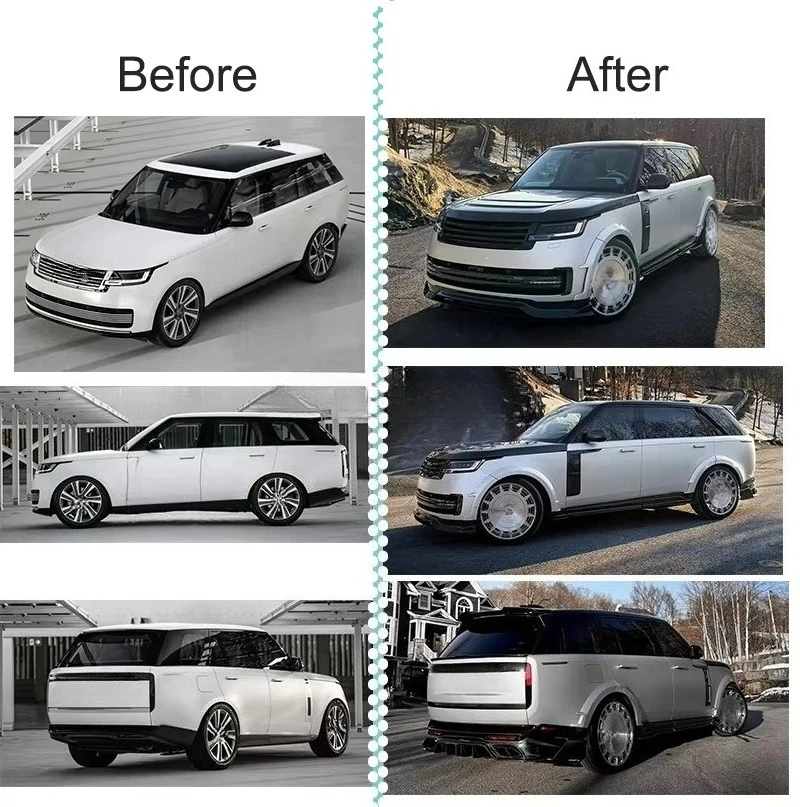 Pour Range Rover SV HSE Vogue Autobiography 2022-2024 Kit carrosserie Mansory CF