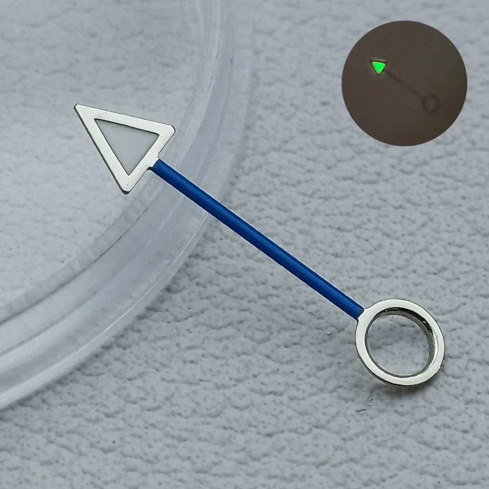 Lancette GMT NH34 luminose verdi con lancette GMT di colore arancione blu rosso NH34 argento oro nero per parte Mod di ricambio del movimento NH34