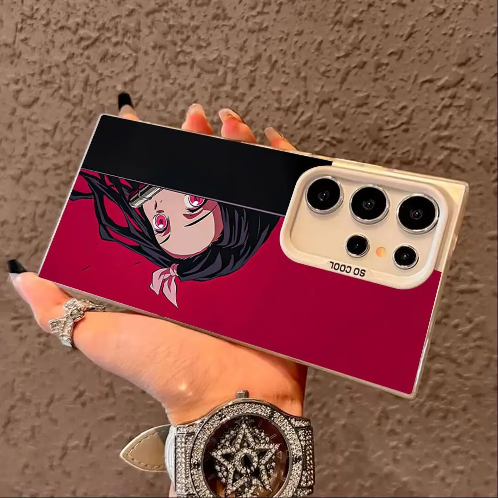 Demon Slayer Nezuko Kamado Cartoon Phone Case For SAMSUNG Galaxy S26 S25 S24 S23 S22 S21 S20 FE Plus Ultra Cover
